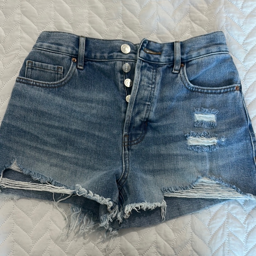 PacSun Women's Blue Denim Shorts
